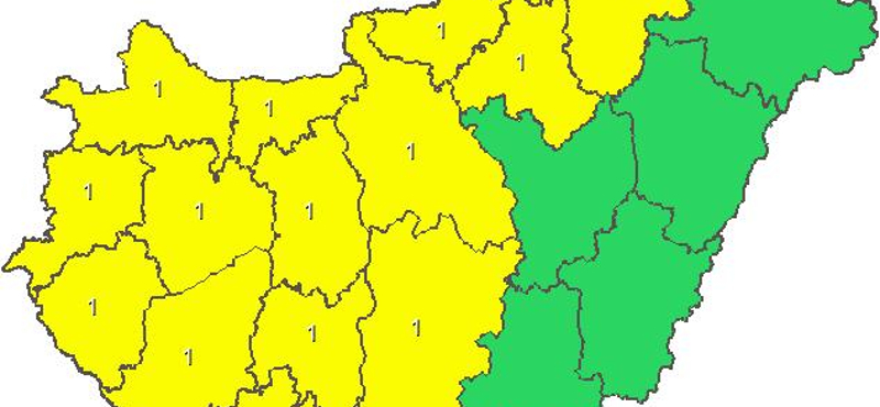 Jön a fagy: 14 megyére adtak ki figyelmeztetést 