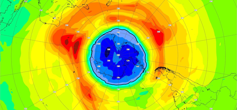 Idén a szokásosnál is nagyobb a Déli-sark fölötti ózonlyuk