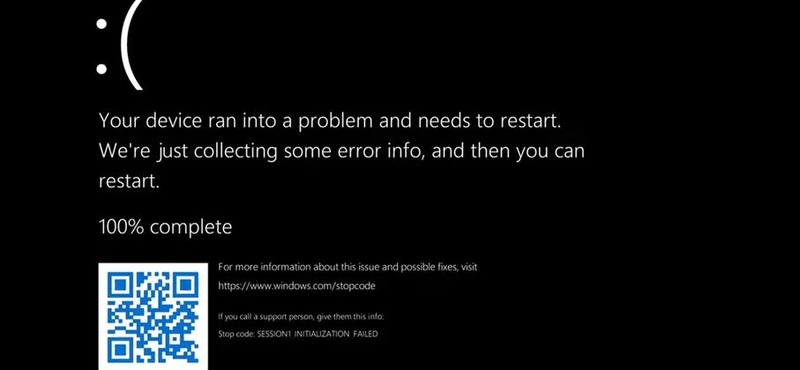 A Windows 11-ben nem lesz kék halál – fekete jön helyette