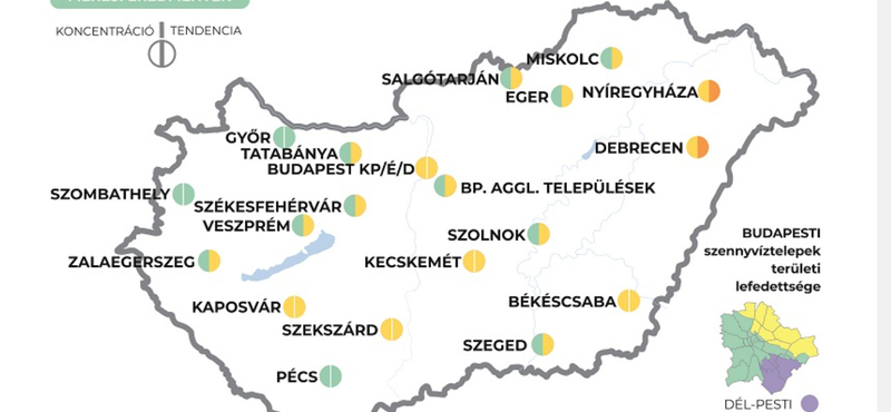 Két nagyvárosban megint egyre több fertőzésre figyelmeztet a szennyvíz