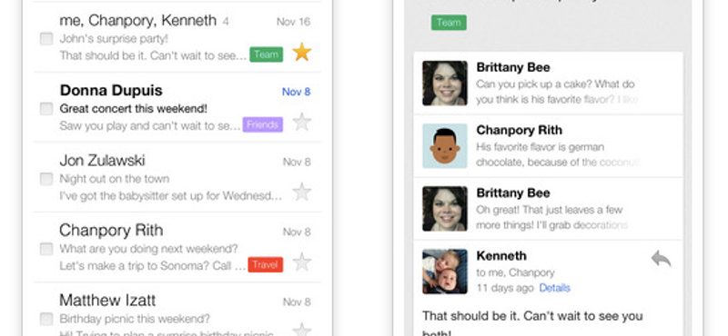 Teljesen megújult a Gmail mobilon