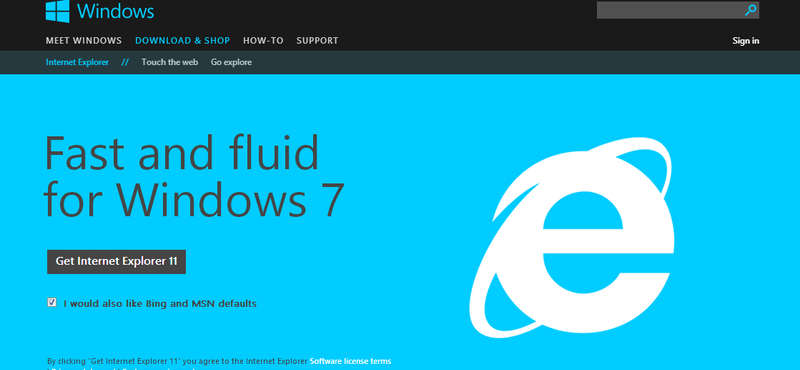 Itt a végső Internet Explorer 11 Windows 7-re