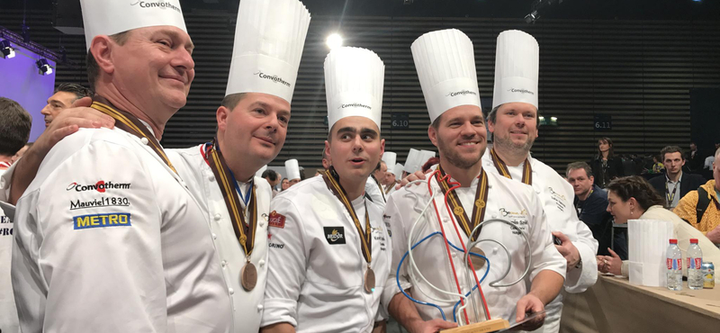 "Ez nagyon nagy siker" - díjat kaptak a magyarok a Bocuse d'Or-on