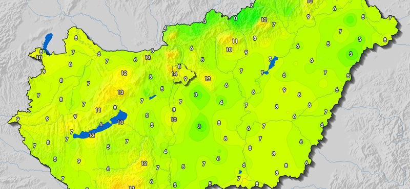 Vasárnap nyárias meleg is lehet, de reggel Zabaron alig mértek többet nulla foknál