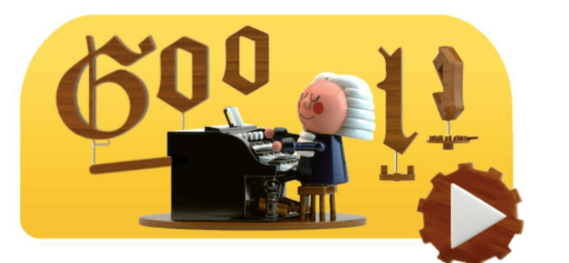 Miért van ez a fura bábu a Google főoldalán? És hogy jön ide Johann Sebastian Bach?