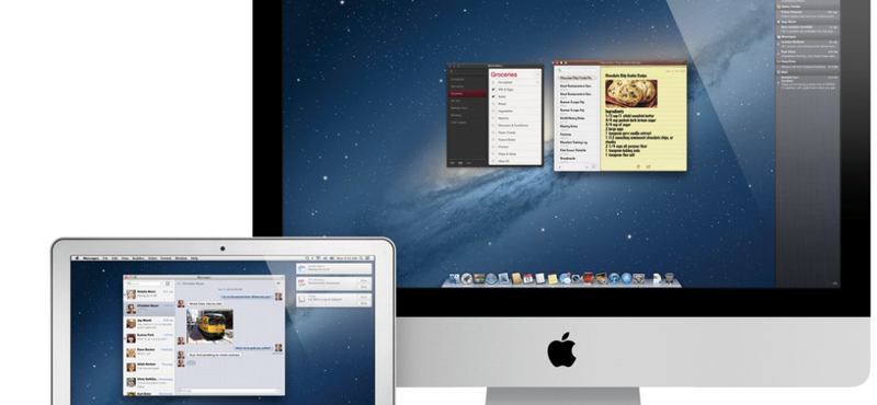 Megjelent, tölthető az OS X Mountain Lion