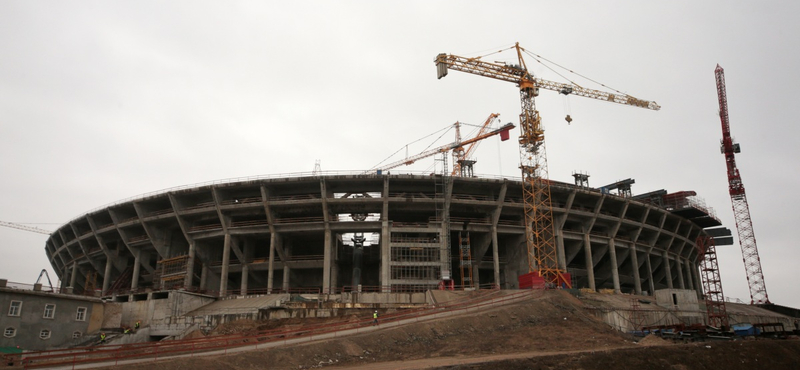 Nyolcan haltak meg eddig az épülő szentpétervári stadionnál