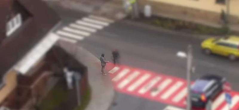 Testkamerával és drónokkal razziáztak gyalogátkelőknél a rendőrök – videó   