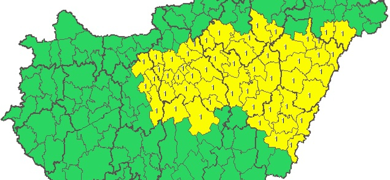 Riasztást adtak ki Budapestre is, felhőszakadások jönnek – térkép