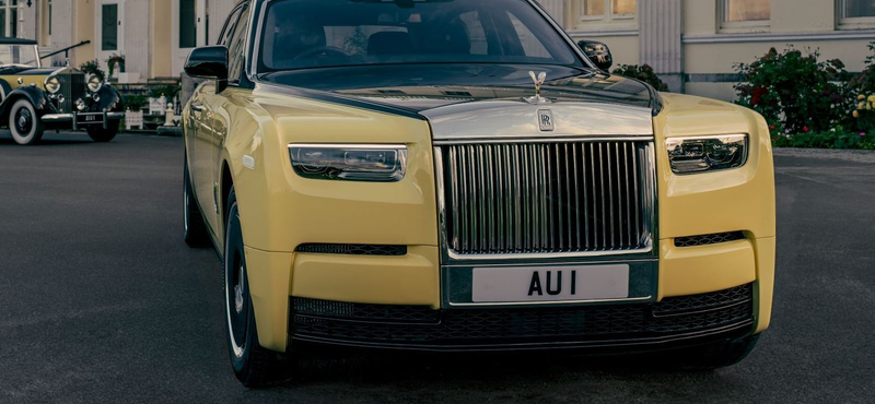 Félmillió eurós aranyrúd az exkluzív extra a Goldfinger Rolls-Royce-ban