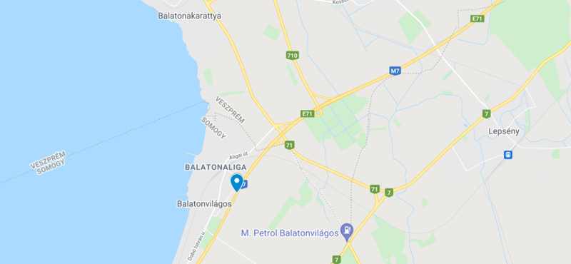 Baleset miatt dugul az M7-es a Balatonnál