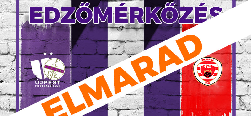 Koronavírus-gyanú miatt elmaradt az Újpest Kisvárda elleni meccse