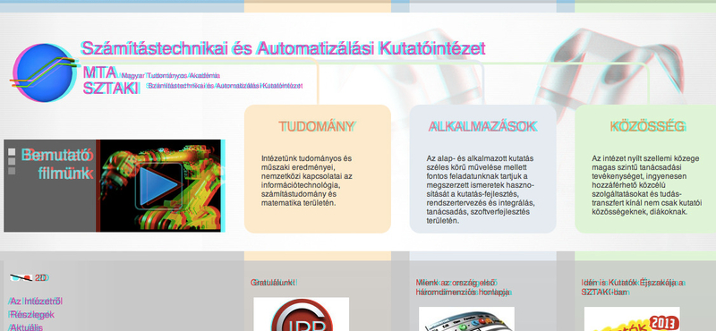 Nézze meg: elkészült az ország első 3D-s honlapja