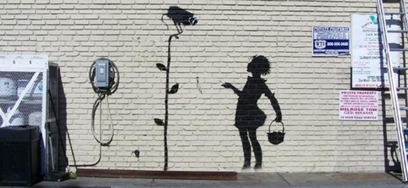 Tízmilliókért árverezik el Banksy Flower Girljét