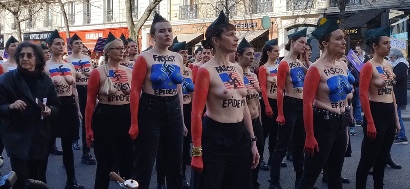 Videó: zengett a Heil Orbán! és a Heil Putyin! Párizsban