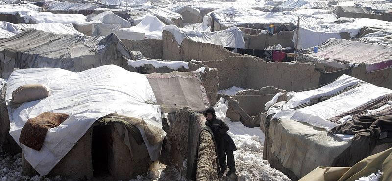 Már Kabulban is mínusz 16 fok van, fél méteres hóval