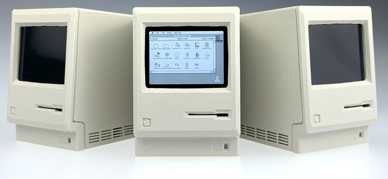 Megcsinálták a legendás Macintosh miniatűr változatát: alig nagyobb, mint egy Apple Watch, és működik