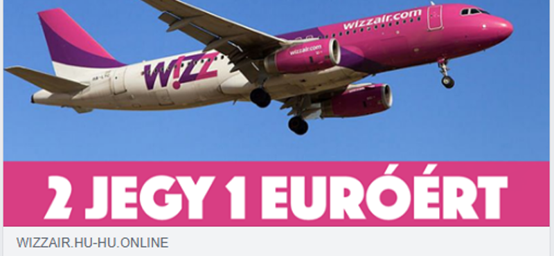 A Wizz Air nevével indult nagyon durva csalás