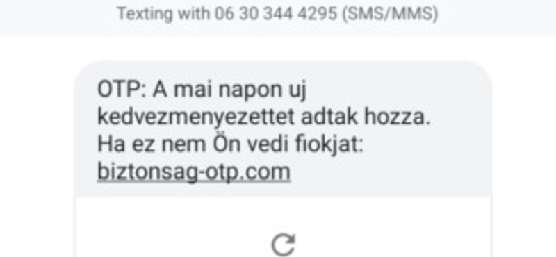 Az OTP nevében küldenek csaló SMS-eket adathalászok