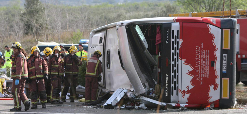 Magyar sérültje is van a spanyol buszbalesetnek