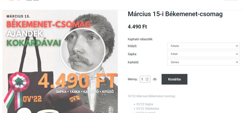 Minden vágya egy Békemenet-kit március 15-re? Eljött az ön ideje!