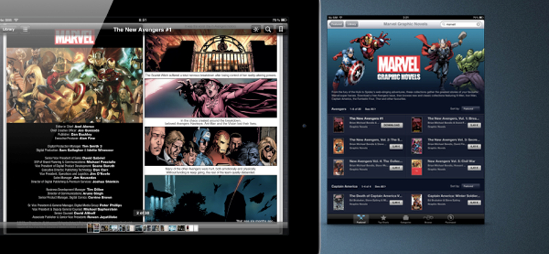 Marvel képregények az iBookstore-ban! Ingyen letölthető a The New Avengers első része!