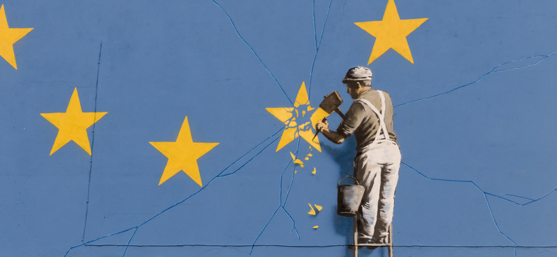 A Brexitről szól Banksy legújabb festménye