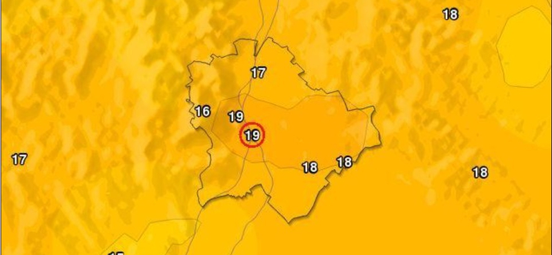 Megdőlt a hajnali melegrekord Budapesten