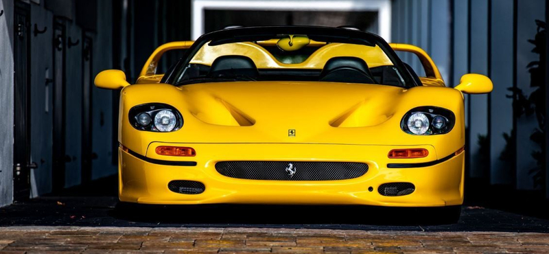 Rekordáron kelhet el Ralph Lauren sárga Ferrari F50-ese