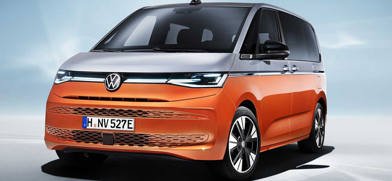 Itt a teljesen új, hibridként is támadó VW Multivan T7