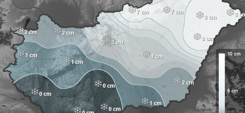 Így néz majd ki a hóhelyzet holnap