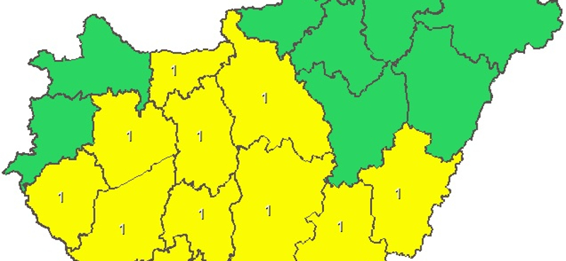 Figyelmeztetést adtak ki a fél országra – térkép