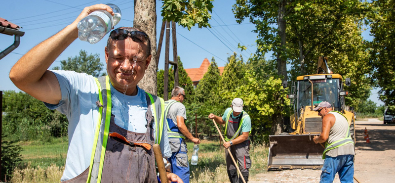 12 megyére vörös veszélyjelzést adtak ki hőség miatt