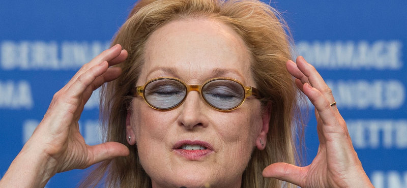 A nők elleni erőszakról beszélt újságíróknak Meryl Streep