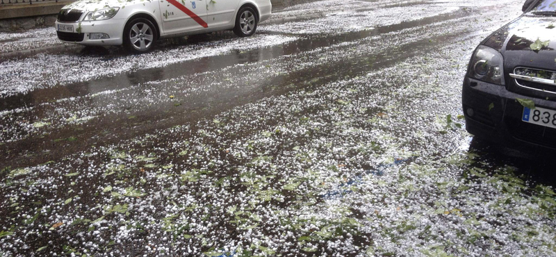 Jól megkapták a madridi autósok - fotó