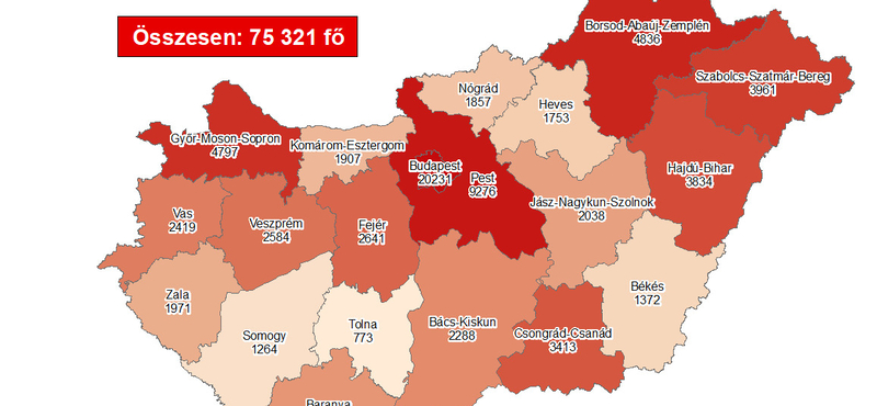 51 újabb áldozata van a koronavírusnak, 3908 fertőzöttet diagnosztizáltak