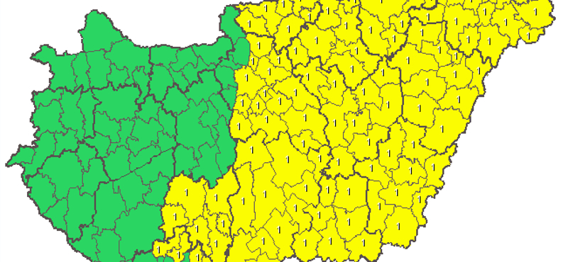 Riasztás: az ország egyik felén bármikor jöhet felhőszakadás – térkép