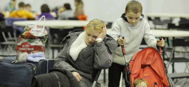 "Irpinyből jöttem, szétlőtték a házamat, most segíteni szeretnék" – menekültek a BOK-csarnokban