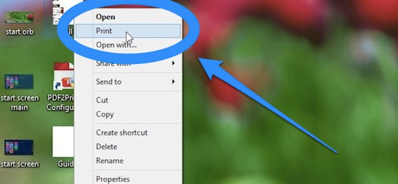 Egyszerű PDF nyomtatás Windows 8 alatt