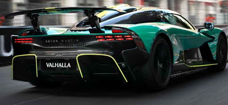 Alonso száguldozott még egyet Monacóban, egy Aston Martin Valhallában – videó