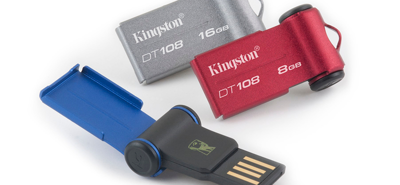 DataTraveler 108: rengeteg adat egy parányi USB-kulcson