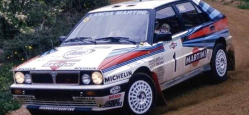 Gyermekkori álom: eladó egy martinis Lancia Delta HF Integrale