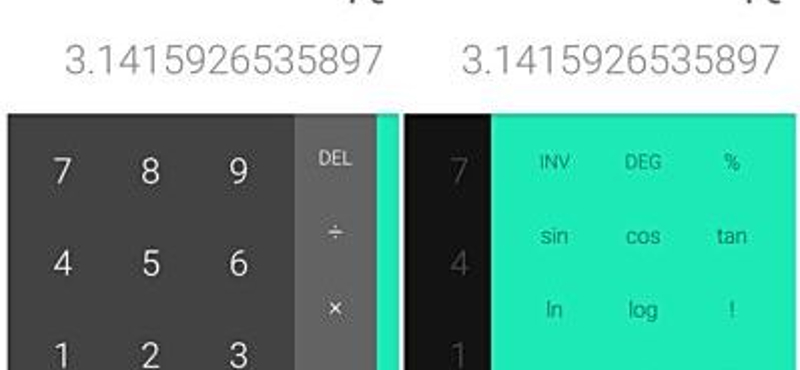 Ingyen letölthető: felturbózta a Google az androidos számológépet