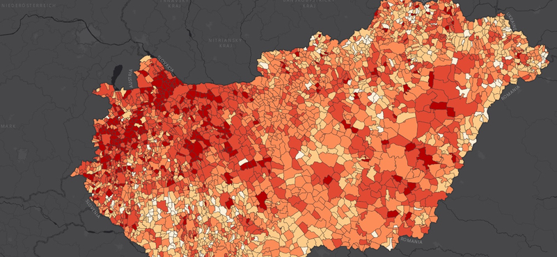 Térkép: Nézze meg, hányan adóznak a szomszédjában!