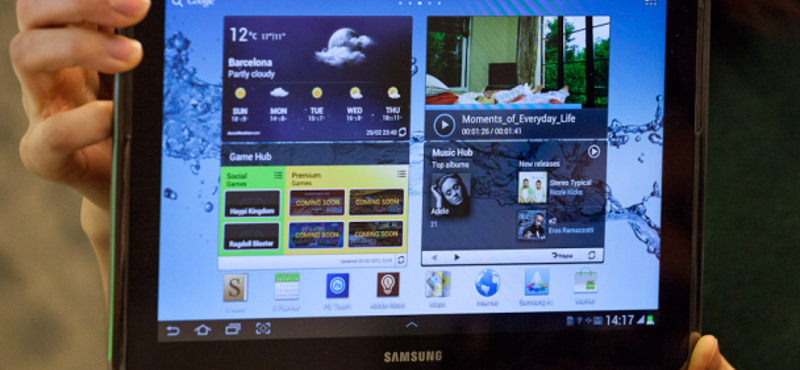 Extra nagy táblagéppel készül a Samsung
