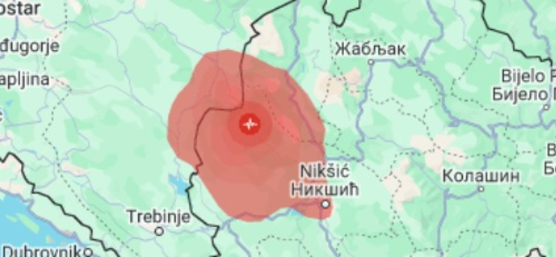 Földrengés volt Montenegróban
