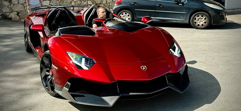Egyetlen példány létezik a Lamborghini Aventador J-ből, aminek még szélvédője sincs
