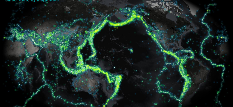 Egy képen a világ összes földrengése
