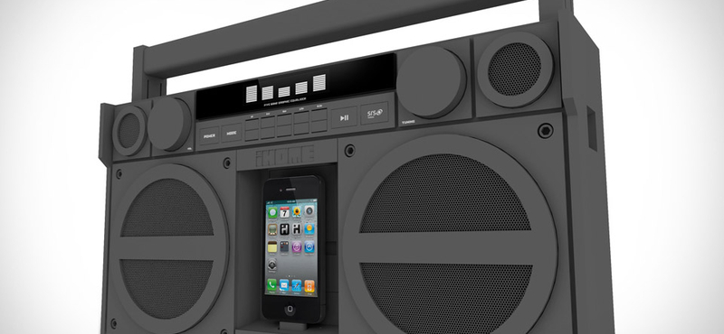 iPhone boombox a kazettás magnók szerelmeseinek