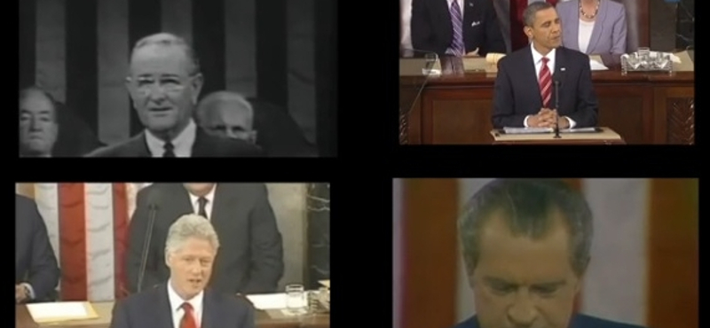 Bush, Obama, Nixon – egykutya? Sosem látott mix az elnöki évértékelő beszédekből